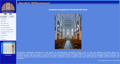 Desktop Screenshot of evangelischekircheparis.org